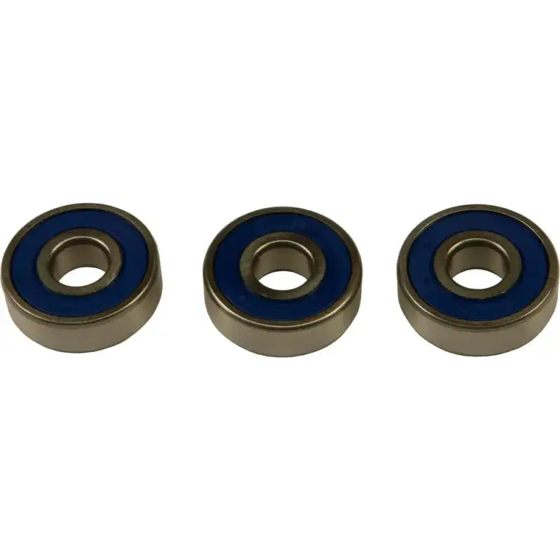 Three ball bearings with blue seals for 25-1305 Rear Wheel Bearing Kit, balls wheel bearing