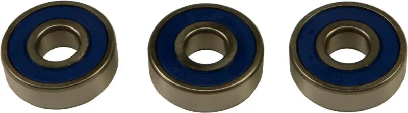 Three ball bearings with blue seals for 25-1305 Rear Wheel Bearing Kit, balls wheel bearing