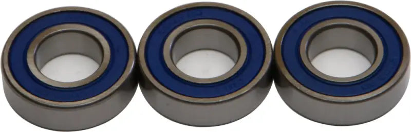 Three blue-sealed deep groove ball bearings from 25-1348 Wheel Bearing Seal Kit