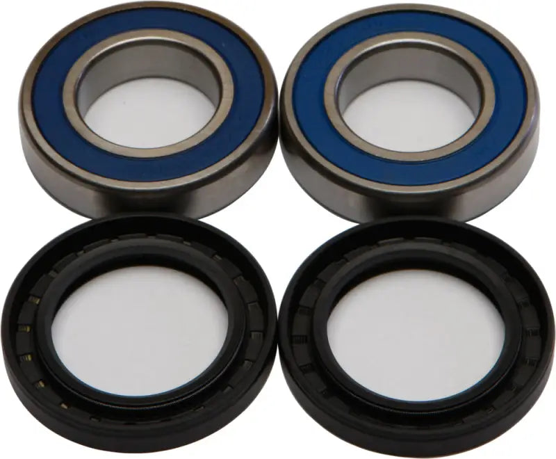 Wheel bearing and seal kit with blue seals and rubber oil seals for balls wheel bearing