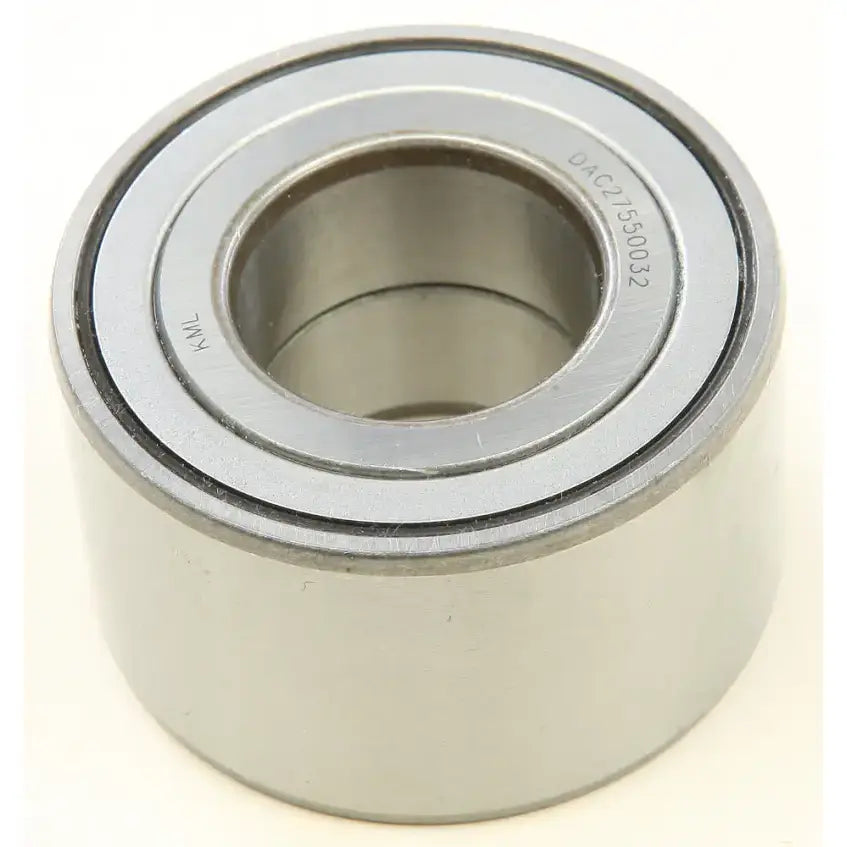 Silver cylindrical bearing.