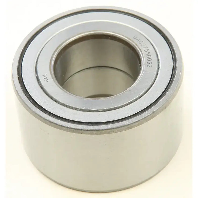 Silver cylindrical bearing.