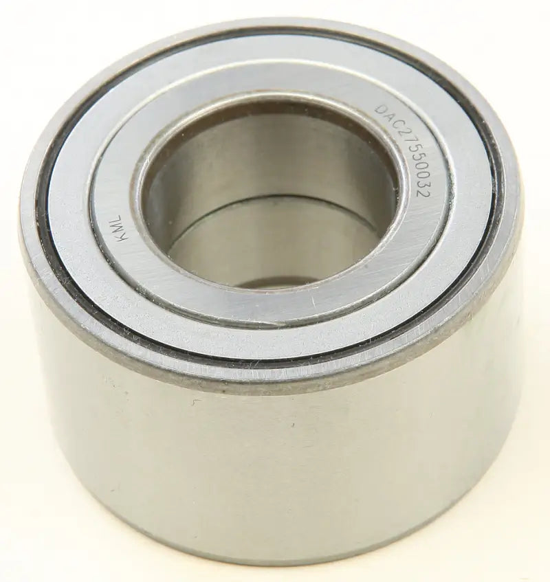 Silver cylindrical bearing.