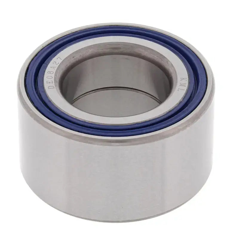 Shiny metallic wheel bearing with blue seals, perfect for balls wheel bearing repair