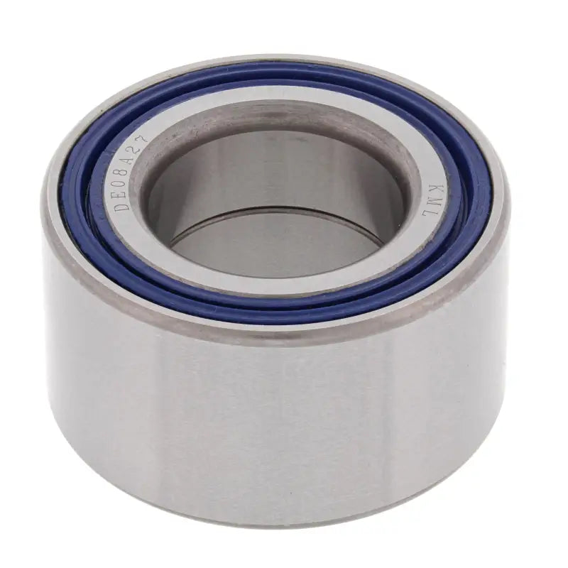 Shiny metallic wheel bearing with blue seals, perfect for balls wheel bearing repair