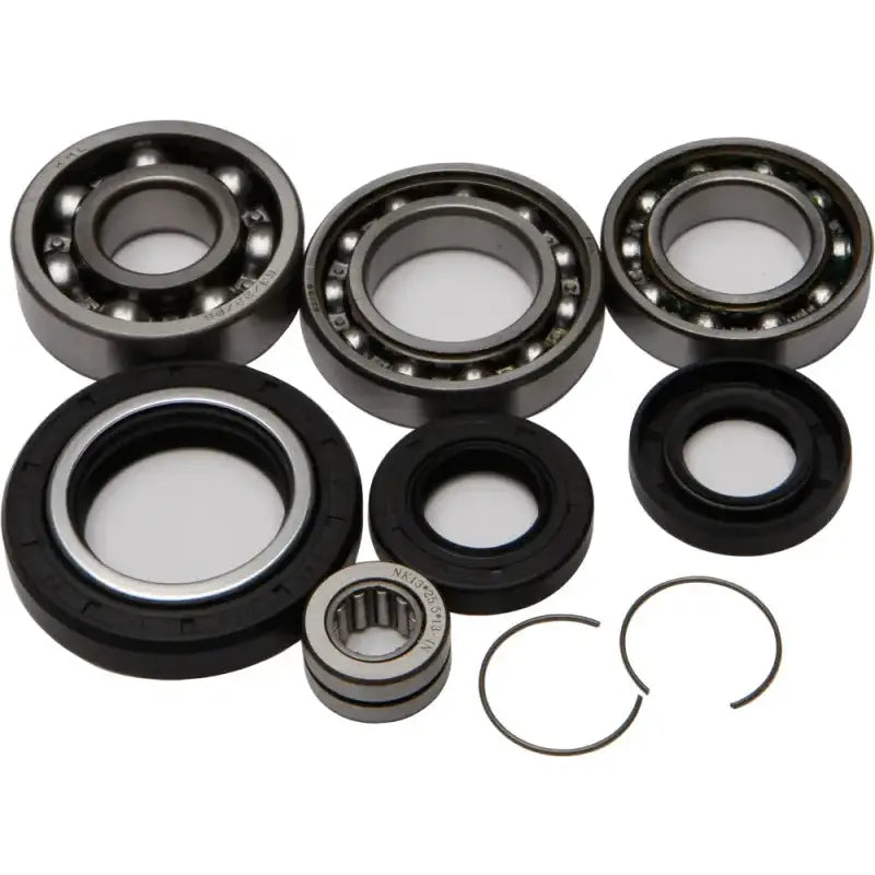 Front differential bearing and seal kit with bearings, seals, and clips for RV parts