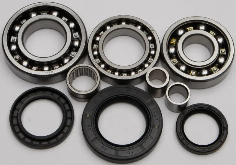 Collection of differential bearings and seals in the 25-2020 Rear Differential Bearing And Seal Kit for RV parts & accessories