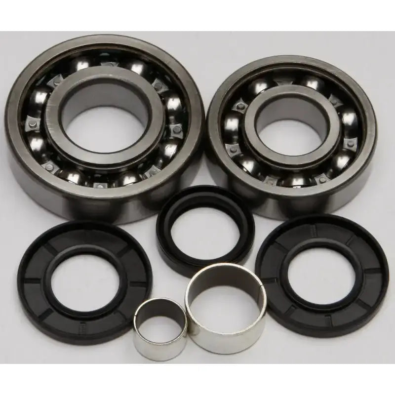 Set of front differential bearing and seal kit with ball bearings, oil seals, and bushings for RV parts & accessories
