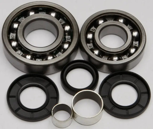 Set of front differential bearing and seal kit with ball bearings, oil seals, and bushings for RV parts & accessories