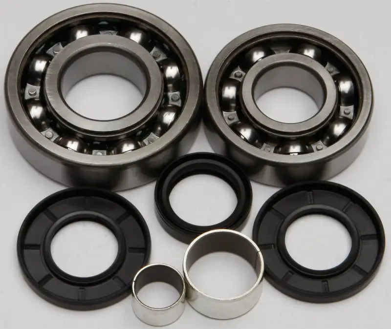Set of front differential bearing and seal kit with ball bearings, oil seals, and bushings for RV parts & accessories