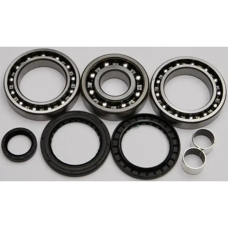 Differential bearing and seal kit with ball bearings, oil seals, and bushings for RV parts