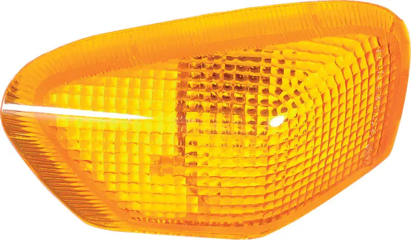 Amber turn signal lens for 25-2112 K&S front left turn signal assembly