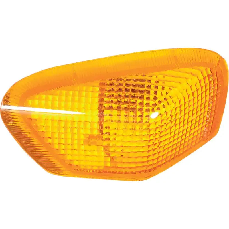 Amber turn signal lens for 25-2112 K&S front left turn signal assembly