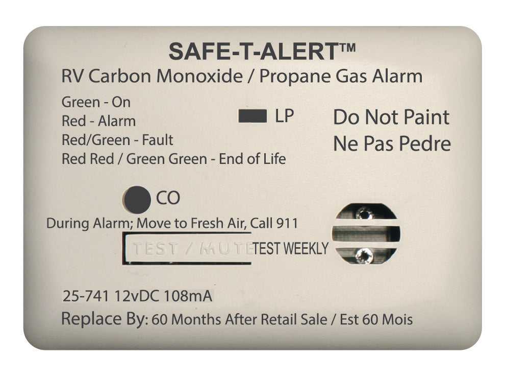 25-741-WT Carbon Monoxide/ Propane Leak Detector