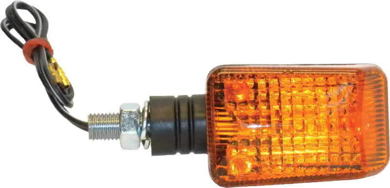 25-7500 Universal Signal Lights Black W/Amber Lens - DOT Approved Turn