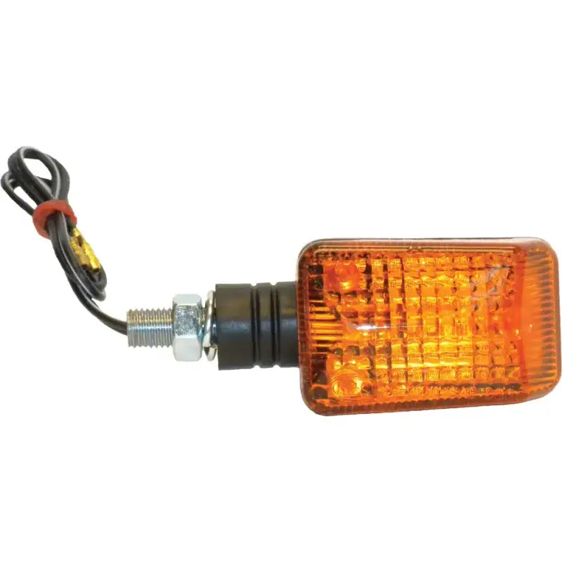 25-7500 Universal Signal Lights Black W/Amber Lens - DOT Approved Turn