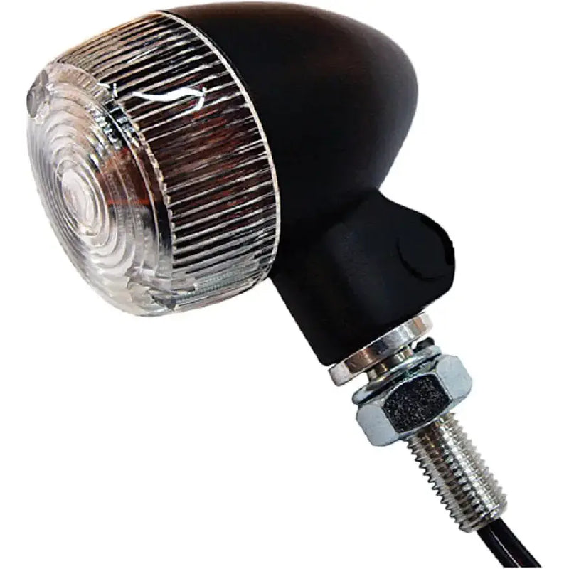 25-8324BK Turn Signal Style 1 Black W/Clear Lens - Universal