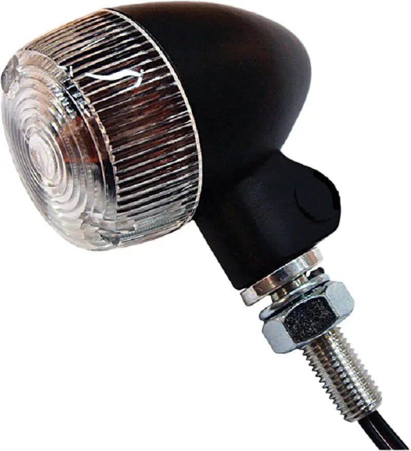 25-8324BK Turn Signal Style 1 Black W/Clear Lens - Universal