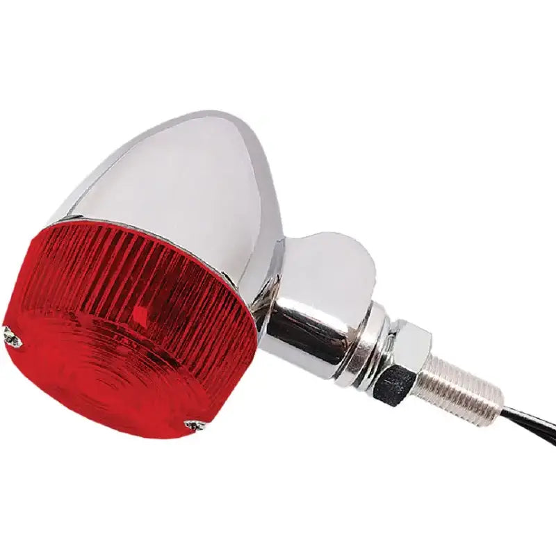 25-8325CM Turn Signal Style 1 Chrome W/Red Lens - Universal
