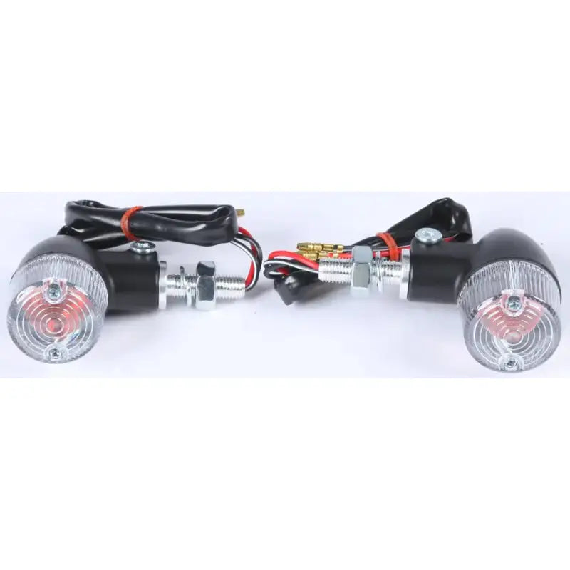 25-8334BK Turn Signal Style 2 Black W/Clear Lens - Universal