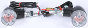 25-8334BK Turn Signal Style 2 Black W/Clear Lens - Universal