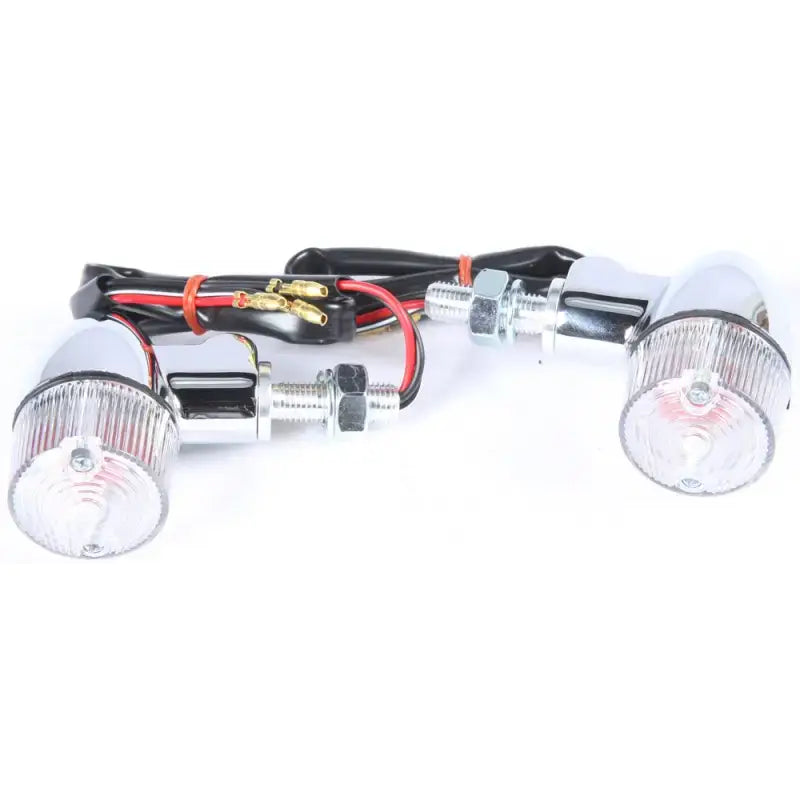 25-8334CM Turn Signal Style 2 Chrome W/Clear Lens - Universal
