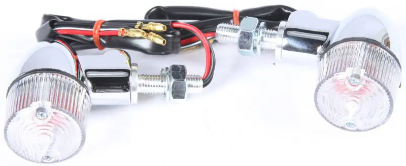 25-8334CM Turn Signal Style 2 Chrome W/Clear Lens - Universal
