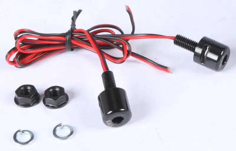 25-9160B Lighted License Plate Bolt Black - Illuminated Bolts