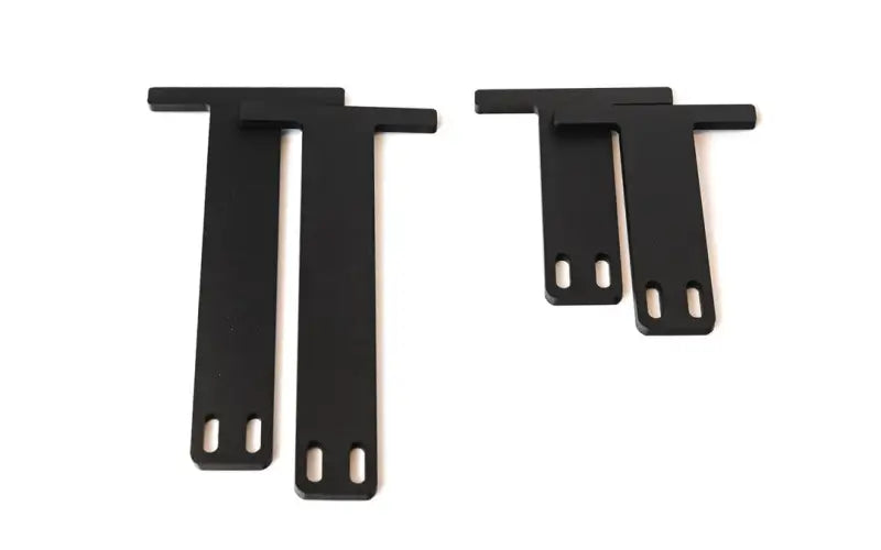 Black metal T-shaped brackets for Sherpa 105L Roam case mounts