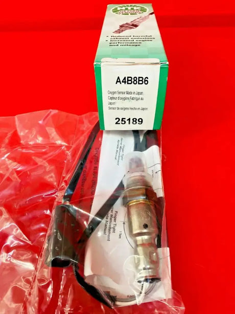 NGK Oxygen Sensor 25189 with Packaging for Smooth Engine Performance