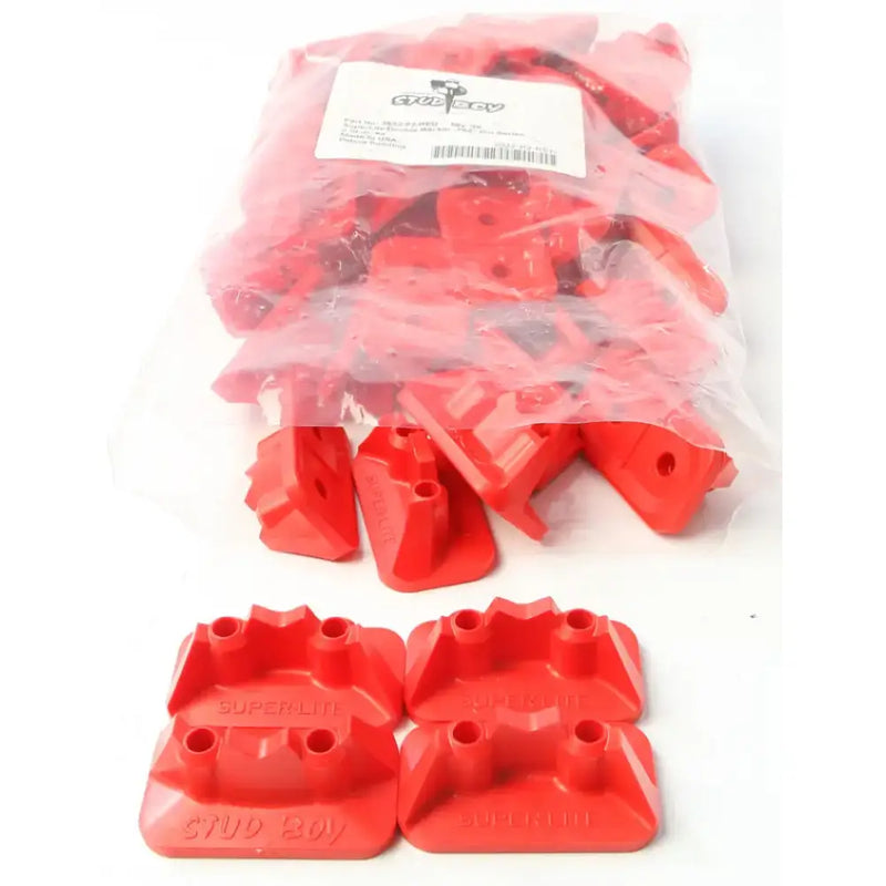 2522-P2-RED Super Lite Pro Series Double Backers.75’’ 48/Pk Red - Super-Lite
