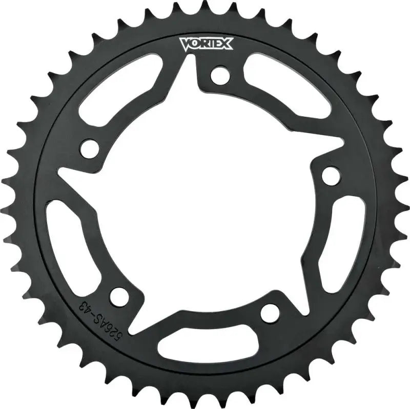VORTEX 252S-43 Rear Sprocket Steel 43t 525 Blk Hon