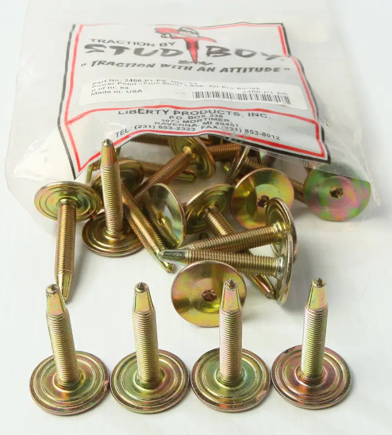 2544-P1-PS Power Plate Plus Backers 1.875’’ 24/Pk - Pro Series Point Carbide Studs
