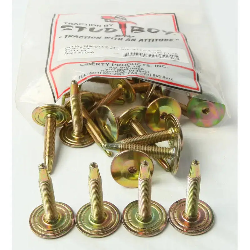 2544-P1-PS Power Plate Plus Backers 1.875’’ 24/Pk - Pro Series Point Carbide Studs