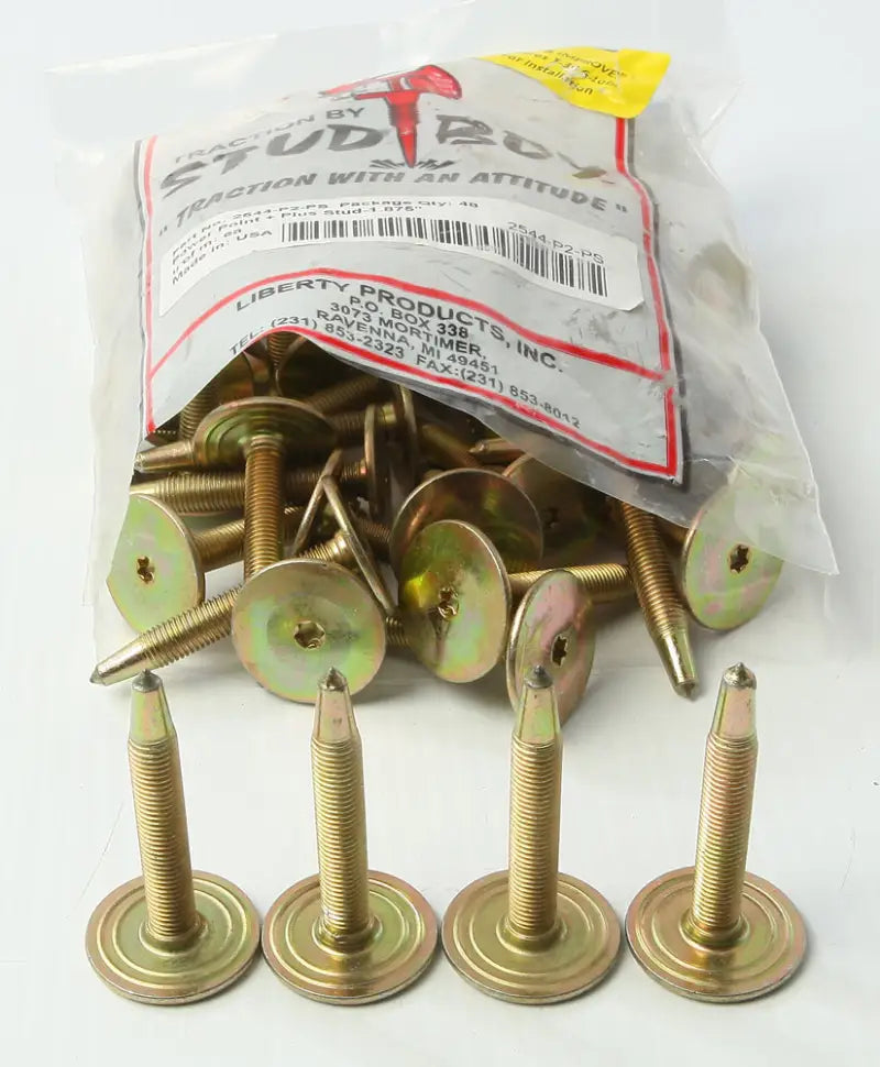 2544-P2-PS Power Plate Plus Backers 1.875’’ 48/Pk - Pro Series Point Carbide Studs