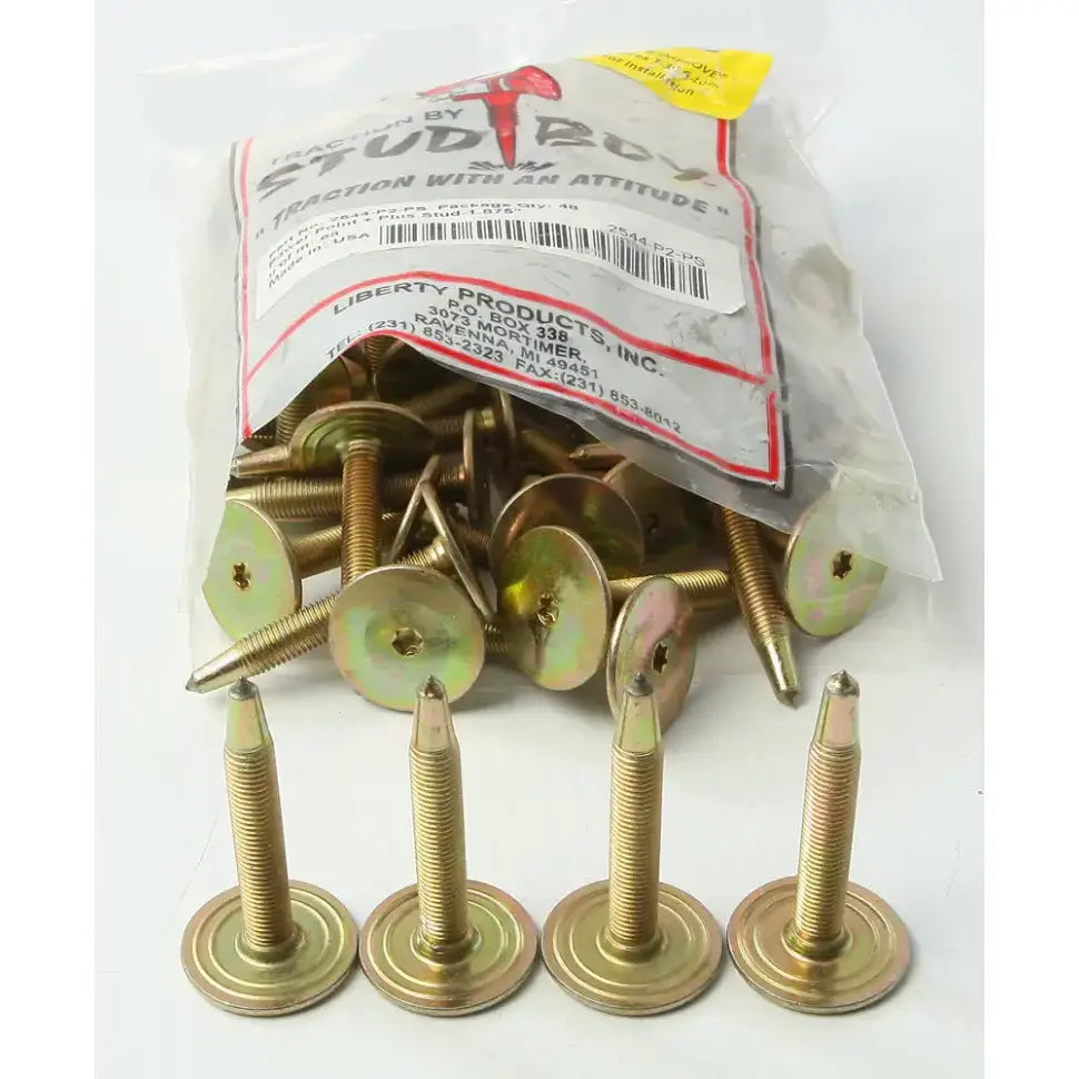 2544-P2-PS Power Plate Plus Backers 1.875’’ 48/Pk - Pro Series Point Carbide Studs