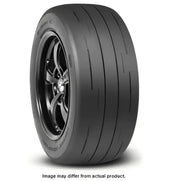 Black M.T. Drag P315/60R15 Et Street R tire with deep tread grooves for racing
