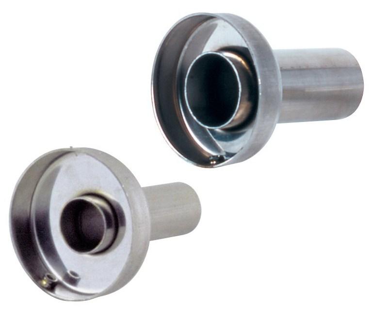 Vibrant 1184 Vibrant 3.90in OD Low Inner Silencer Muffw/ 3.90in ID Single Wall Exh Tip2.5in OD Tuning Tube