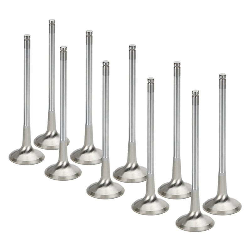 Supertech VWEVI-1034F-10 Supertech VW 1.8L/2.0L 16V 28.x6.96x98.20mm Flat Inconel Exhaust Valve - Set of 10