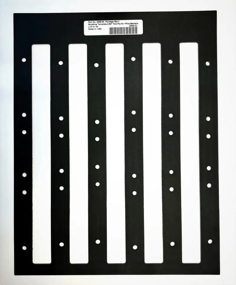 2598-00 Stud Boy 2.52 Pitch Single Ply Template - Tracks