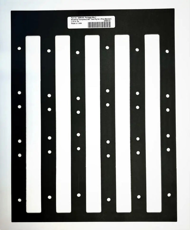 2598-00 Stud Boy 2.52 Pitch Single Ply Template - Tracks
