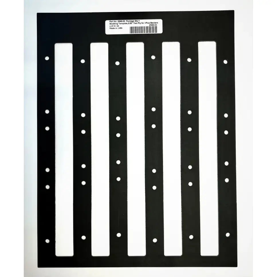 2598-00 Stud Boy 2.52 Pitch Single Ply Template - Tracks
