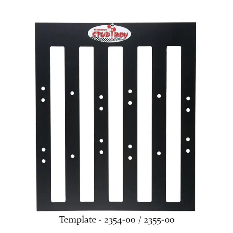 2598-00 Stud Boy 2.52 Pitch Single Ply Template - Tracks