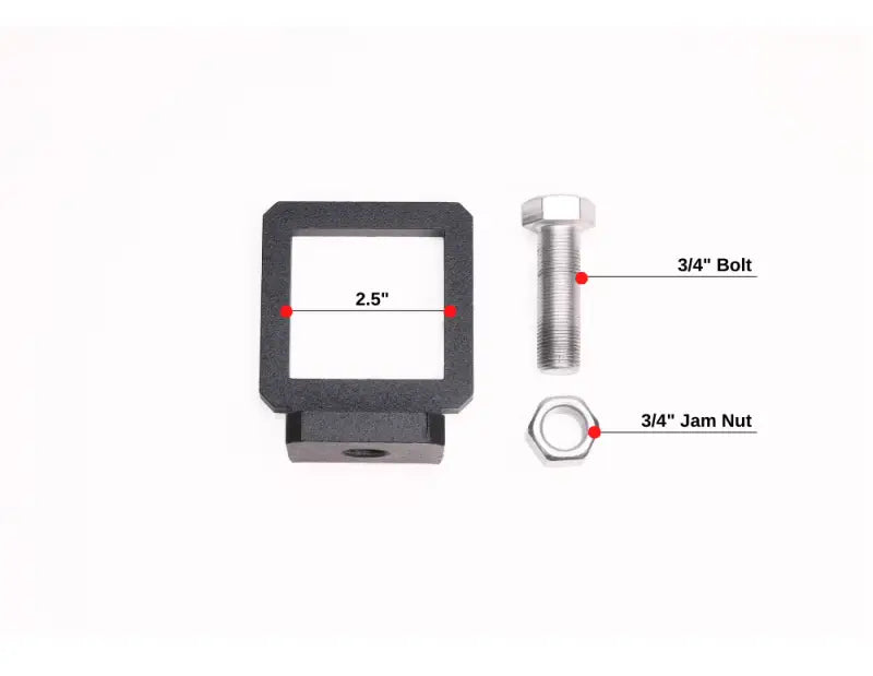 25ANTIRATTLE Bulletproof 2.5’ Anti-Rattle Clamp - Trailer Accessories