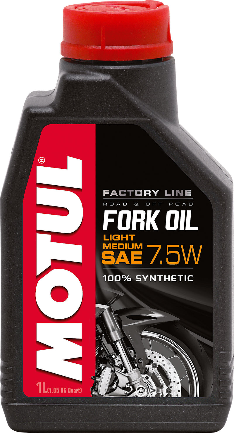 Motul Fork Oil Factory Line Oil Chemicals 114438 - 7.5W 1L 12 Case
