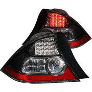 ANZO 321035 ANZO 2004-2005 Honda Civic LED Taillights Black