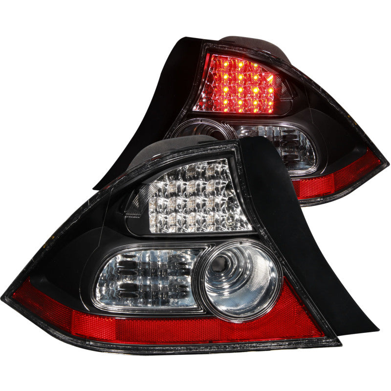 ANZO 321035 ANZO 2004-2005 Honda Civic LED Taillights Black