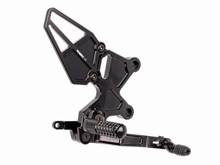 Vortex Rear Set Foot Controls RS434K - Black Complete