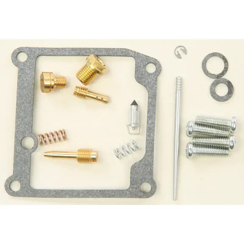 26-1116 Bike Carburetor Rebuild Kit, NBR rubber O-rings, gaskets, fuel-resistant components, ideal for closed course racing, includes float needle valve, emulsion tube, jets, RV, Automotive, Powersports, off-road, marine, exterior, truck accessories, interior, truck bed, rv parts, Powersports, AVADA - Best Sellers