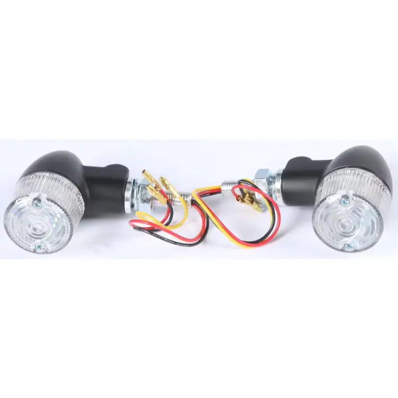 26-8334BK Style 2 Led Turn Signal Black W/Clear Lens - Universal